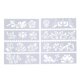 thumbnail image 4 of 8 Plantillas De Plantillas De Dibujo De Diario De Estilo Set Scrapbooking Tarjeta De Bricolaje Flores, 4 of 5
