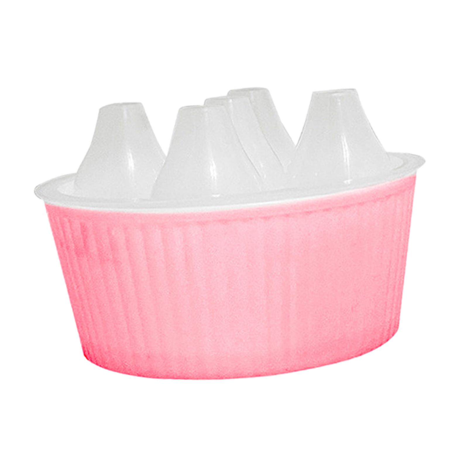 Ioensy - Macetero Para Bombilla De Tulipán Con Cinco Agujeros Para Bombilla De Tulipán De 14 Cm Jardín Exterior Rosa