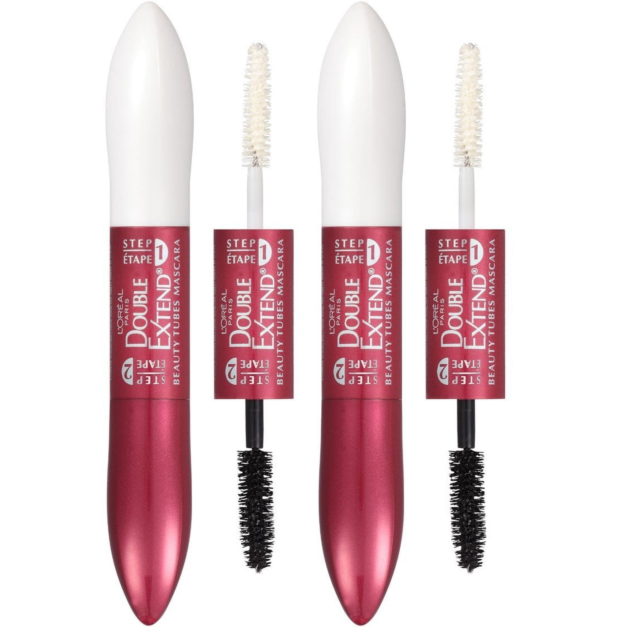 L’oréal Paris - Máscara L'oreal Paris Con Doble Tubo Alargador, Color Negro