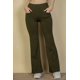 thumbnail image 1 of Pantalones Acampanados de Cintura Alta con Bolsillo Delantero, 1 of 5