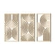 thumbnail image 3 of 3 Piezas De Arte De Pared De Madera, Decoración Rústica De Pared Para Habitación De Hotel Y Ba?o., 3 of 5