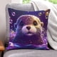 thumbnail image 1 of Nutria Fundas de almohada de terciopelo con tema, regalos de funda de almohada, decoración para el hogar, cojín de lanzar, regalo de cumpleaños para fans y parejas.50*50cm., 1 of 6