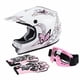 thumbnail image 1 of Casco Dot Youth Kids Motocross Offroad Street Pink Butterfly, 1 of 9
