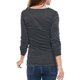 thumbnail image 3 of INSPIRE CHIC Top de Mujer con Cuello Alto de Manga Larga, Decoración de Botones, Frente Fruncido, Ajuste Regular, Pulóver 3XL Gris Oscuro, 3 of 7