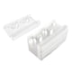 thumbnail image 1 of 50 Piezas Bandejas De Pesta?as De Plástico Vacío Maquillaje Salones De Belleza Hogar Rectángulo Transparente, 1 of 5