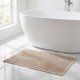 thumbnail image 4 of REGALWOVEN Alfombra de Baño con Flecos de Waffle Suave Absorbente para Lavandería Lavable Alfombras de Baño Gruesas Regalos para el Hogar Bohemia Caqui 18" x 30", 4 of 7