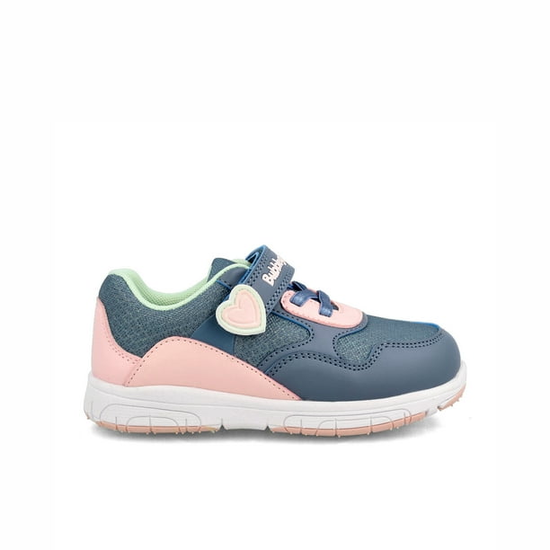 Zapatilla Niña Soft Walker Azul Rosa