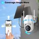 thumbnail image 2 of Cámara de seguridad Allweviee Solar Wireless 2K 3MP PTZ 355° View, 2 of 9