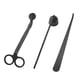 thumbnail image 1 of 3PCS Vela Wick Trimmer Snuffer Dipper Cutter Extinguir Kit De Herramientas Negro, 1 of 5
