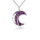 thumbnail image 1 of Collar HESHPAWS Tree of Life Wire Wrapped Crescent Moon 7 Chakra Healing Crystal, 1 of 3