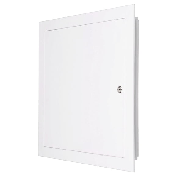 Panel de Acceso para Paneles de Yeso Uxcell 13x13 Pulgadas, Cubierta de Agujero de Pared con Marco de Aluminio Puertas de Acceso de Plomería con Cerradura de Leva para Pared y Techo, Blanco