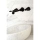 thumbnail image 2 of Grifo de baño Kingston Brass KS7120NL de montaje en pared, negro mate, 2 of 4