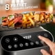 thumbnail image 3 of Freidora de aire Kismile 5QT de vidrio, digital táctil, 1500 W, 3 of 7