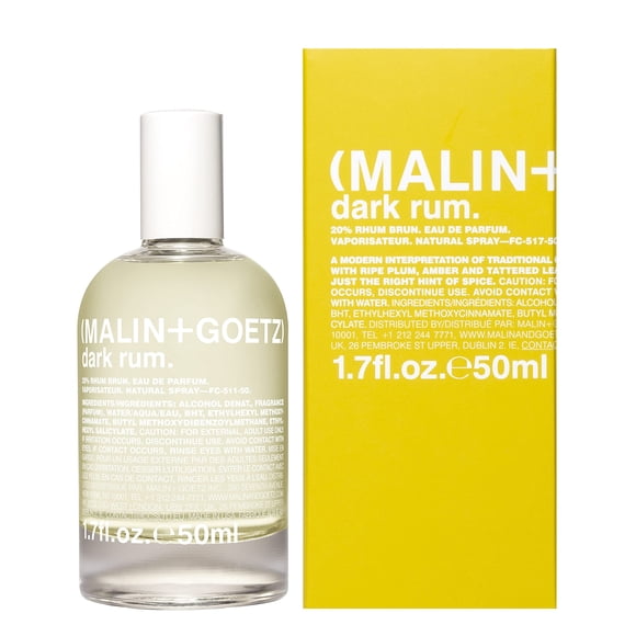 Perfume Malin + Goetz Dark Rum Eau de Parfum, 50 ml, para hombre y mujer