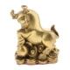 thumbnail image 3 of Figura Decorativa De Doce Animales Chinos De Latón Puro, Amuleto De La Suerte, Buey, 3 of 5