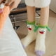 thumbnail image 3 of Coal Velvet Three-dihombressional Quirky Socks,Caliente Acogedo Fluffy Carteoon Monster Socks,Invierno Funny Pelusay Acogedo Socks (3PCS-E), 3 of 7