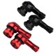 thumbnail image 3 of Vástagos De Válvula De Rueda De Motocicleta Universal De Aluminio CNC Rojo Y Negro De 90 Grados, 3 of 5