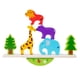thumbnail image 4 of Juego De Equilibrio De Juguetes De Apilamiento De Animales De Madera Para Festivales, Regalos De Cumpleaños, Animales De Vacaciones, 4 of 5