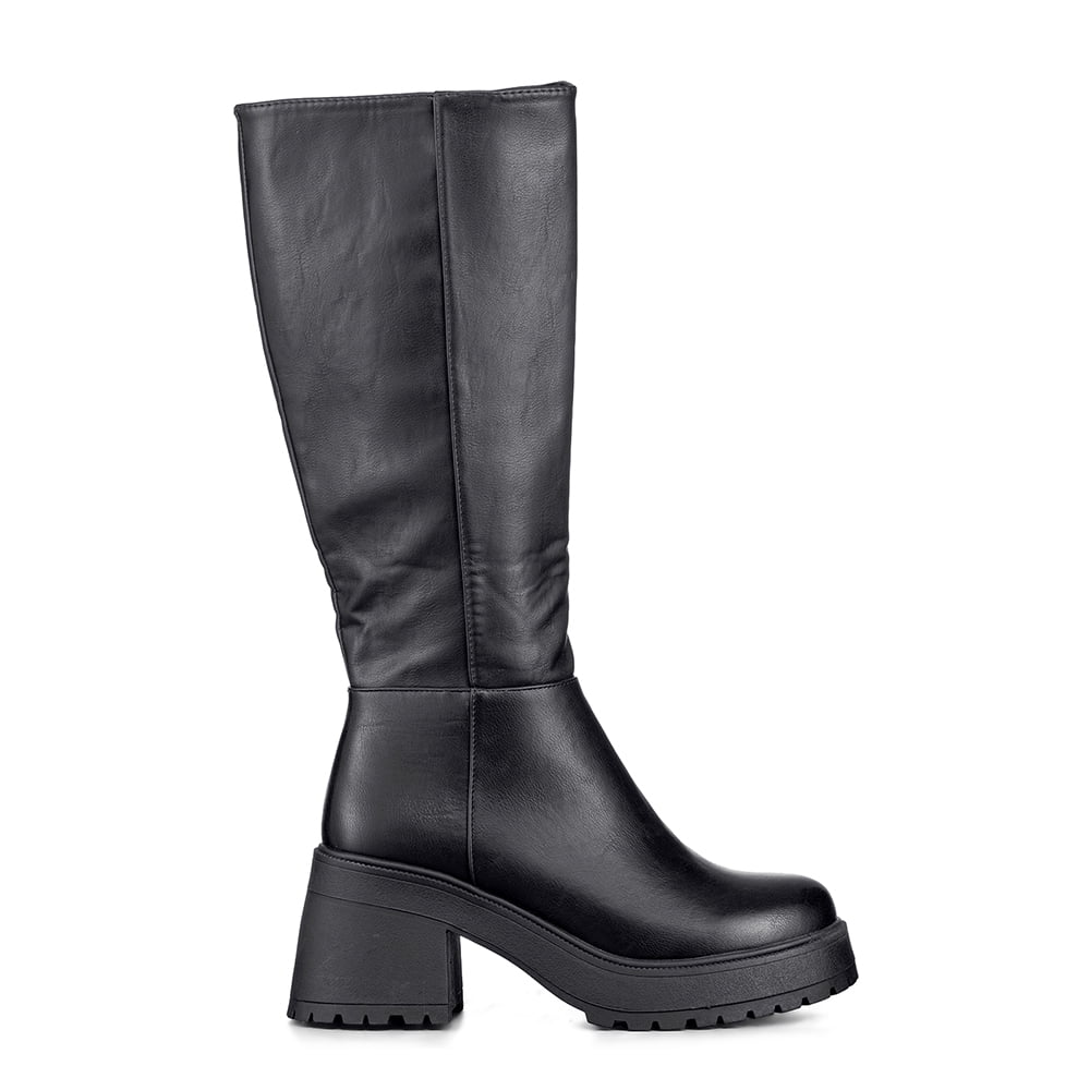 Bota Larga Mujer Tacon Grueso Vintage Elegante Weide Czy602