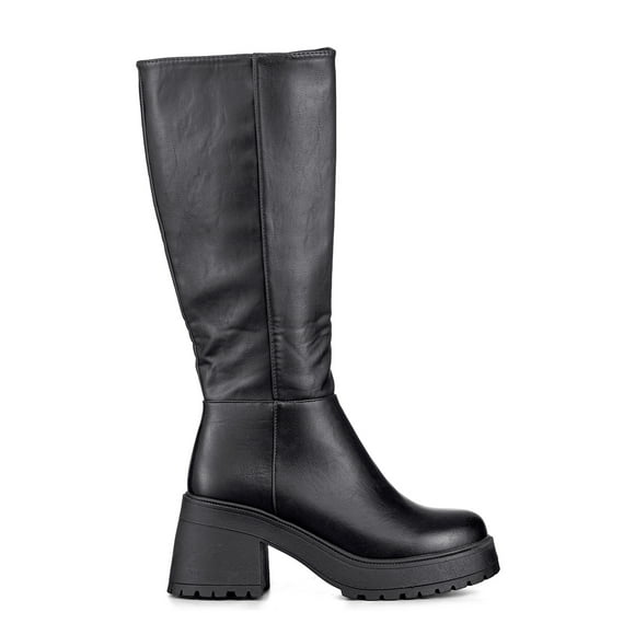 Bota Larga Mujer Tacon Grueso Vintage Elegante Weide CZY602