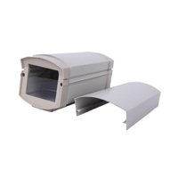 Bothyi - Cubierta De Carcasa De Cámara Cctv De Vigilancia De Seguridad, Carcasa De Aluminio De Vidrio Transparente