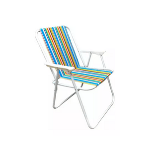 Genérico - Silla Portátil De Playa Plegable Multicolor