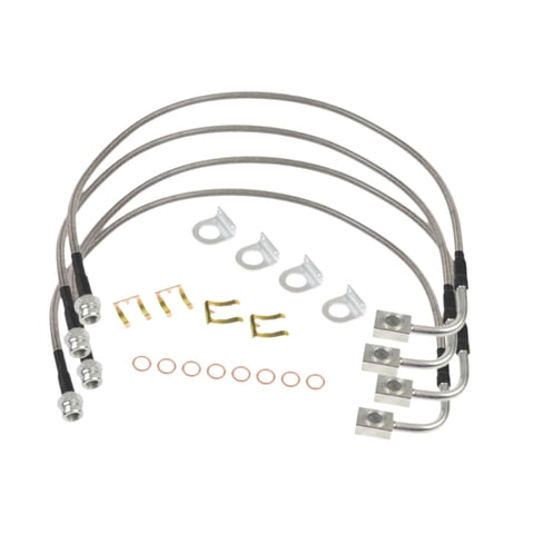 Ioensy - Líneas De Freno Delantero Trasero 89716 Accesorios Para Jeep Wrangler Jk 2007-2018