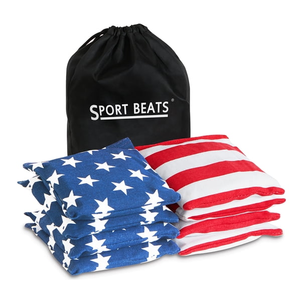 Juego de 8 unidades reglamentarias Cornhole Bags SPORT BEATS para todo tipo de clima