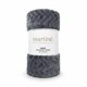thumbnail image 1 of Manta Martiné Flannel Jacquard Ondas 127x152 cm Gris oscuro, 1 of 3