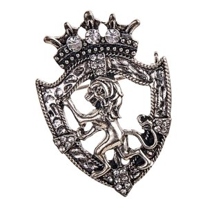 Ioensy - Broches Insignia Solapa Moda Animal Retro Joyería Pin Para Chal Hombres Hombres Argent