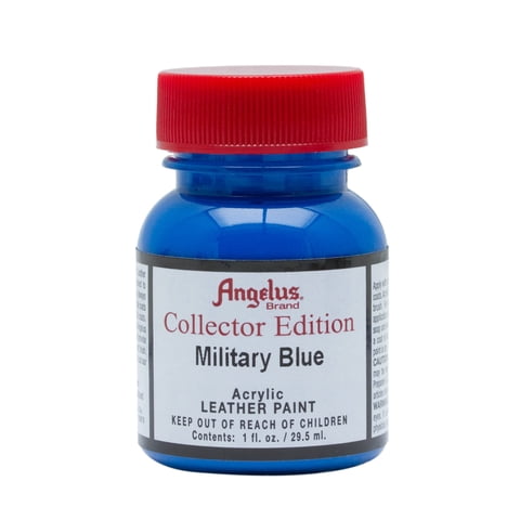 Pintura Para Cuero Angelus Collector, Botella De 30 Ml, Azul Mil, 1 Oz