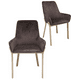 thumbnail image 1 of Pack 2 Sillas De Comedor Brito Con Apoyabrazos - Cafe, 1 of 3