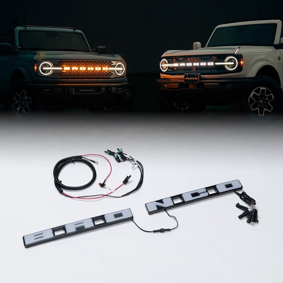 Emblema LED de Parrilla Putco para Ford Bronco 2021‑2027 con Cámara