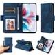 thumbnail image 5 of Carcasa FOXDOCK OPPO Reno 11F de cuero PU, diseño acolchado clásico, protección contra caídas y rayones, 5 of 5