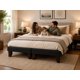 thumbnail image 5 of Base De Cama Europea 2 Plazas Dividida 190 Cm Largo - Negro, 5 of 5