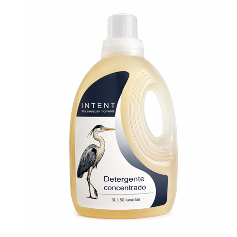 Detergente Líquido Para Ropa Concentrado Intent 3L