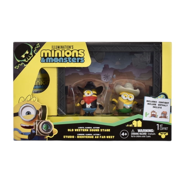 Set 2 Mini Figura Minions 3 - Oeste