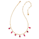 thumbnail image 1 of Collar Kendra Scott Blair Gold Strand Con Ruby Mix, 1 of 2