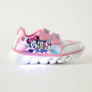Zapatilla Con Luces Niña Colores Minnie Rosado Disney