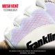 thumbnail image 3 of Guantes de bateo Franklin Sports Shok-Sorb X para adultos, blancos, 3 of 6