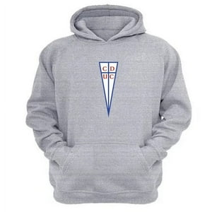 Genérico - Polerón Canguro U Católica Gris Claro Talla Xl Unisex