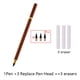 thumbnail image 3 of Eternal Vintage Brass Wooden Pencil Set: 0.5mmHB Writing Tip for Students Drawing Art & Sketching - Kawaii Stationery, 3 of 5