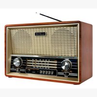 Parlante Mlab 8733 Retro Grund Bluetooth Usb Fm Color Café Diseño Vintage