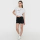 thumbnail image 4 of Polera Niña Teen Manga Corta Fun Blanco Corona, 4 of 5