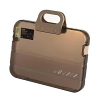 Ioensy - Organizador De Archivos Portátiles Cadera De Documento A4 Suministros De Oficina De Accesorios Versátiles Brown