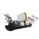 thumbnail image 1 of Secaplatos Escurridor de platos de estilo nordico 2 niveles Negro, 1 of 5