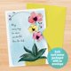 thumbnail image 3 of Tarjeta de Felicitación Pop! Designer 19 cm Diseño Orquídea, 3 of 5