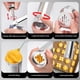 thumbnail image 3 of Prensa de galletas, Churro Maker de acero inoxidable Pistola de prensa de galletas con 20 moldes decorativos y 4 boquillas para la máquina de prensa de galletas de la máquina de prensa de galletas, 3 of 3
