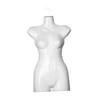 Magideal - Maniquí De Torso Colgante, Maniquí Femenino, Percha, Vendedores De Ropa, Torso Largo Con Espalda Hueca, Maniquí, Maniquí, Estante De Exhibición De Rop