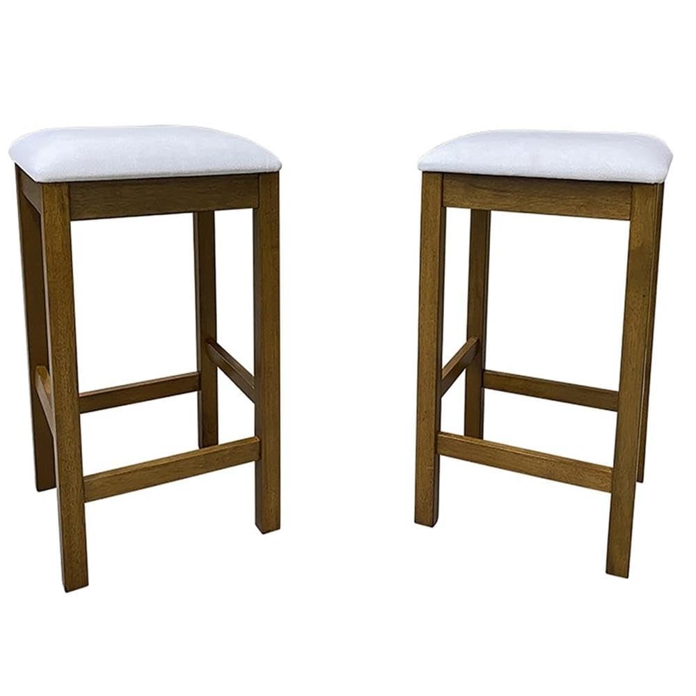 Carolina Chair - Taburete Carolina Classic Tristan Roble Y Blanco, Juego De 2